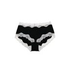 Cottoncandy semi-dreawers panties Black