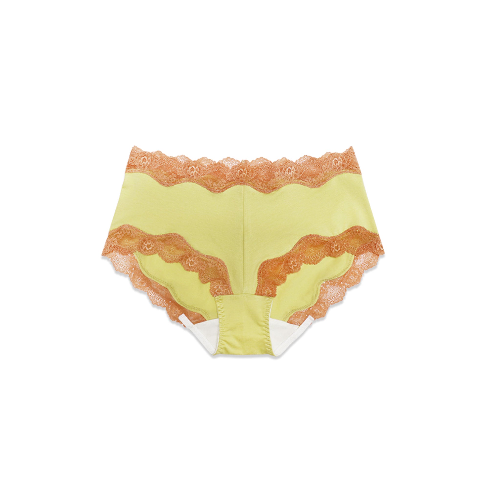 Cottoncandy semi-dreawers panties Mustard