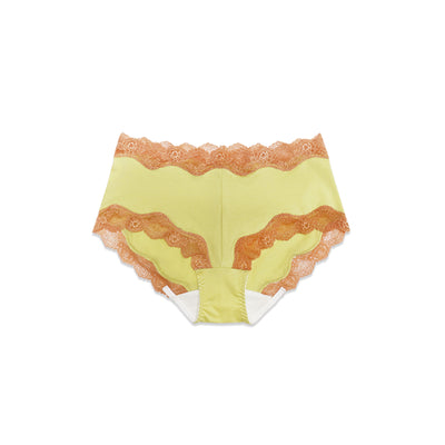 Cottoncandy semi-dreawers panties Mustard